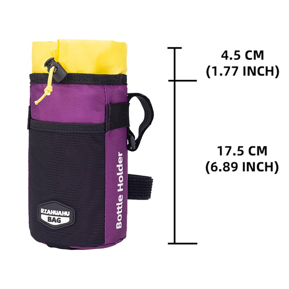 Fahrradtasche Fahrrad Wasserflaschenhalter Tasche Fahrrad Wasserflaschentasche Tragbarer Wasserkocherhalter Reiten Lenker Tasche Zubehör