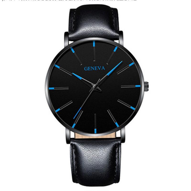 Geneva Watch Casual Simple Watch Belt Quartz Watch Men S Watch