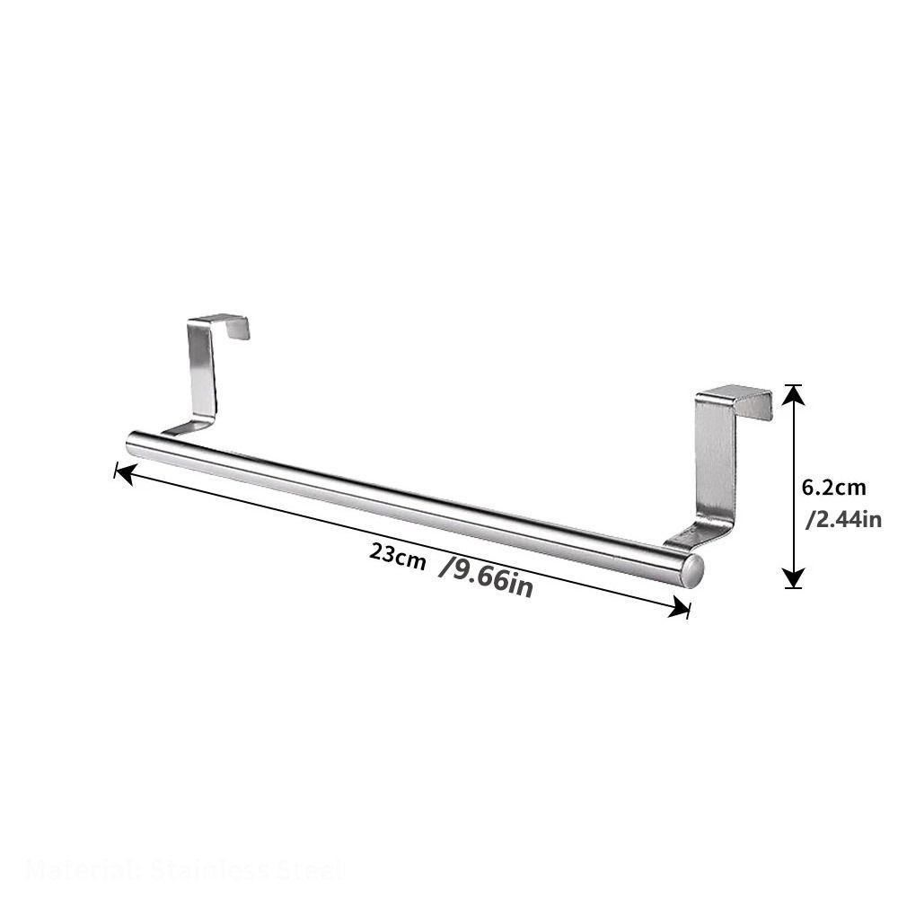 No Drilling Towel Rack Self-adhesive Towel Hanger Durable Towel Holder  Kitchen Storage Rack