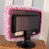 Ornament With Bow Screen Dust Cover Monitor Dustproof Cover Computer Frame Cover Home Decorations