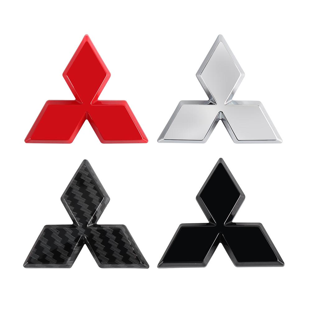 bzdn5 4.6cm 5.1cm ABS Car Steering Wheel Center Sticker Emblem Badge For Mitsubishi Asx Outlander Pajero L200 EVO Jinxuan Galant Xl 3