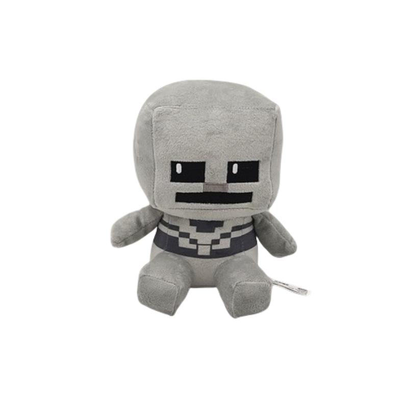 Action Figure Minecraft Creeper Peluche Zombie Seduto Peluche Volpe Panda Bambola Regalo per Bambini