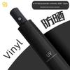 Automatic Gradient Color Umbrella for Women, Sun Protection and Uv Protection Dual-Purpose Black-Coated Umbrella for Men, Large Umbrella