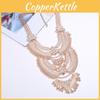 Necklace Long Vintage Multi Layered Collarbone Chain For Fashion Enthusiasts