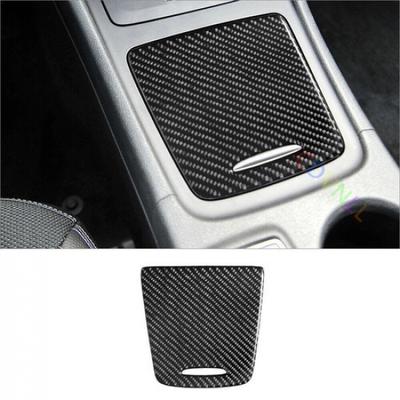 For Mercedes Benz CLA GLA Class Carbon Fiber Interior Center Storage Cover Trim
