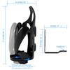 Motor Adjustable Handlebar Cup Holder Bottle Mount Bracket Black B For Scooter