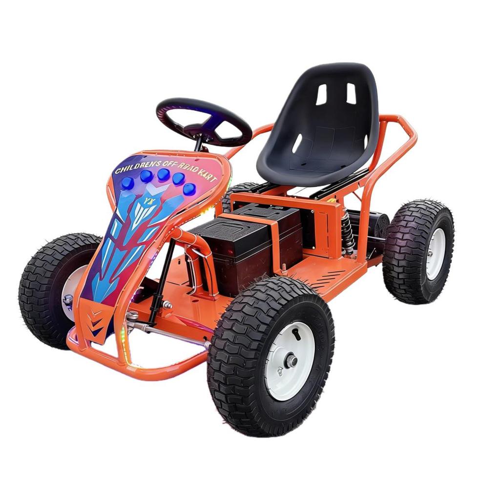 Children's Electric Luminous Bumper Car - Custom Amusement Stall Equipment for Beach and Square