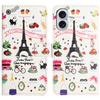 For iPhone 16 Plus Wallet Case Pattern Print PU Leather Flip Phone Cover