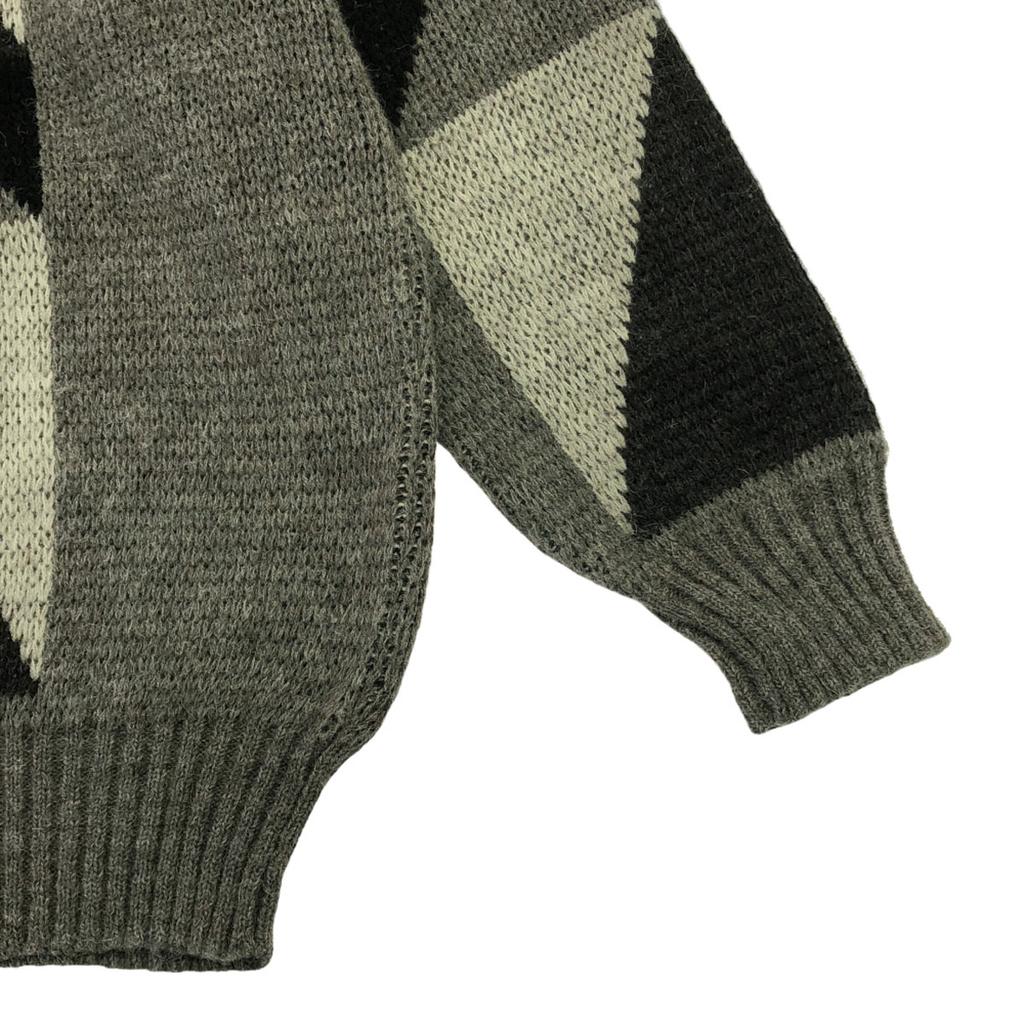 Valentino Garavani 90s Made in Italy Old Geometry Long sleeve knit Men's Used