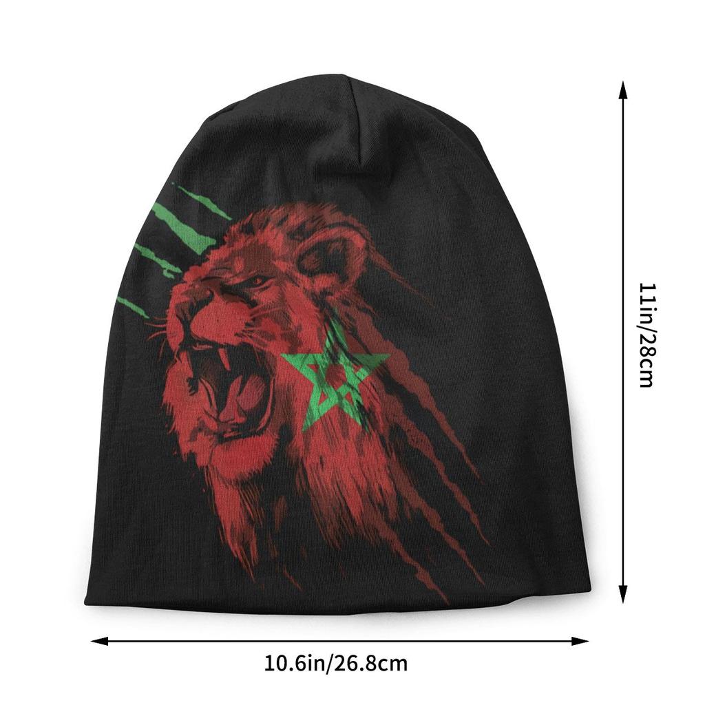 Skullies Beanies Caps Moroccan Atlas Lions Thin Hat Autumn Spring Bonnet Hats Men Womens Unisex Ski Cap