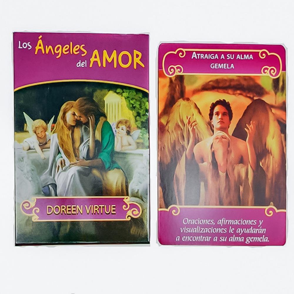 The Romance Angels Oracle Cards A 44 Tarot Spanish Edition 10.4*7.3cm
