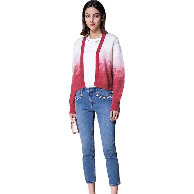 

Женский вязаный кардиган с длинным рукавом PORTS S