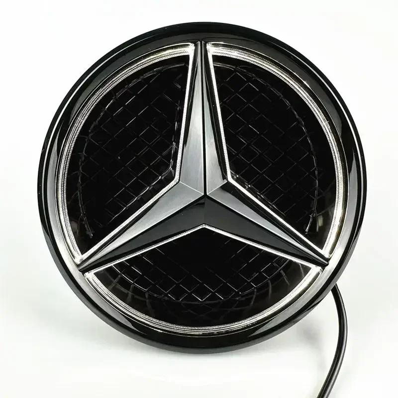 C200 E200 New 2025 For Mercedes Benz Car Front Grilled Star Emblem LED Illuminated Logo White Blue Red Light for Mercedes Benz W