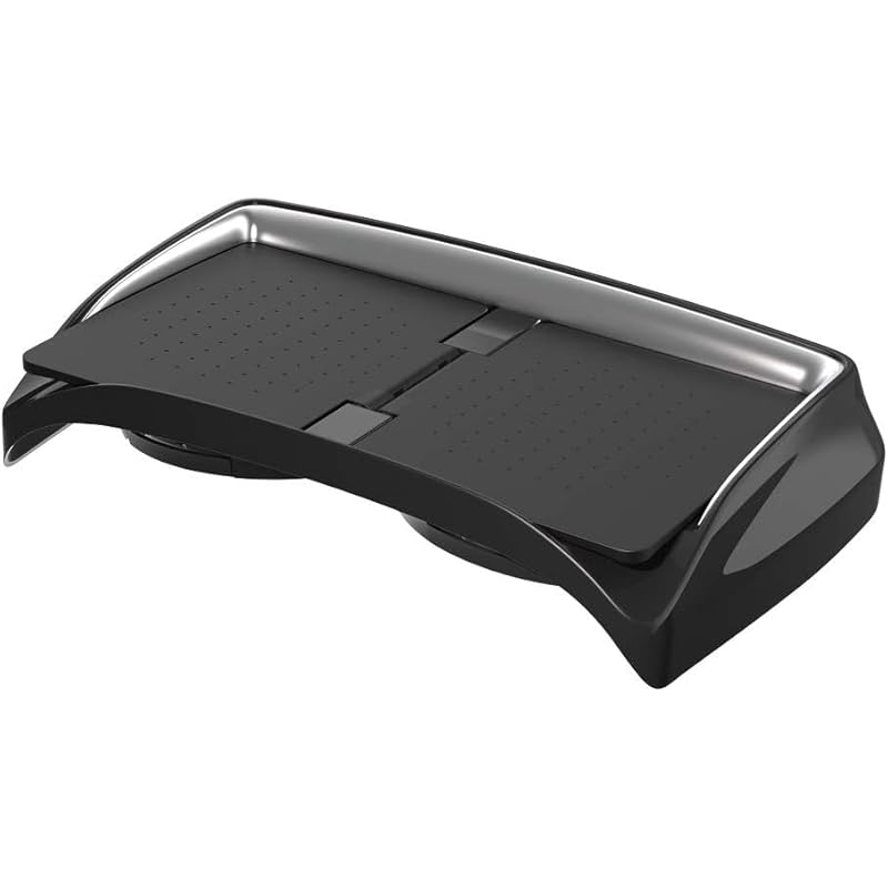 

Tsuchiya YAC Vehicle-Specific Console Tray for Toyota 80 Series Harrier, Black/Silver, SY-HR15