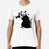 Banksy Rat Photographer  Premium T-Shirt S To 5XL Made In the AU/USA T-Shirt