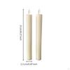 Operated Taper Candles Decorative LED for Candle Holders, Dining Tables, Photo
