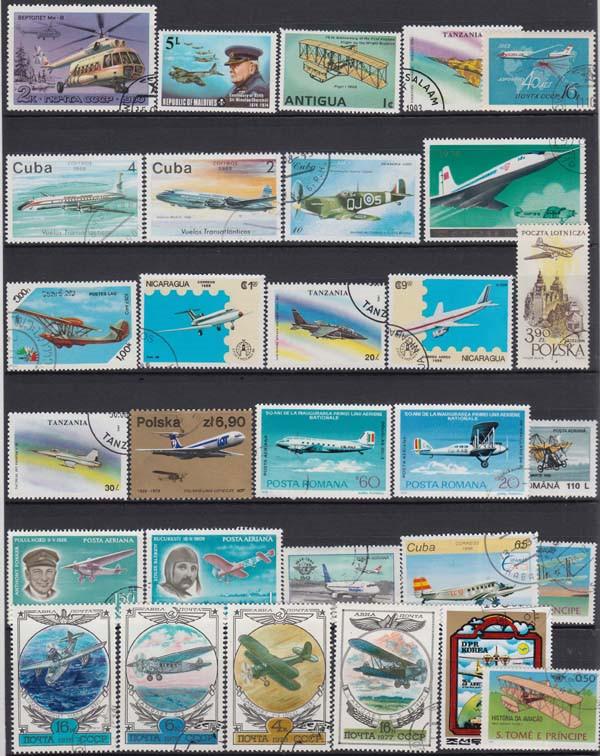 100 Real Used Stamps Of Different Airships Hot Air Balloons And Aircraft Stamps Postage Vintage Stamps Postage Stamps Stamp Set