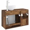 Bathroom Furniture Set 2 pcs Reclaimed Wood Engineered Wood