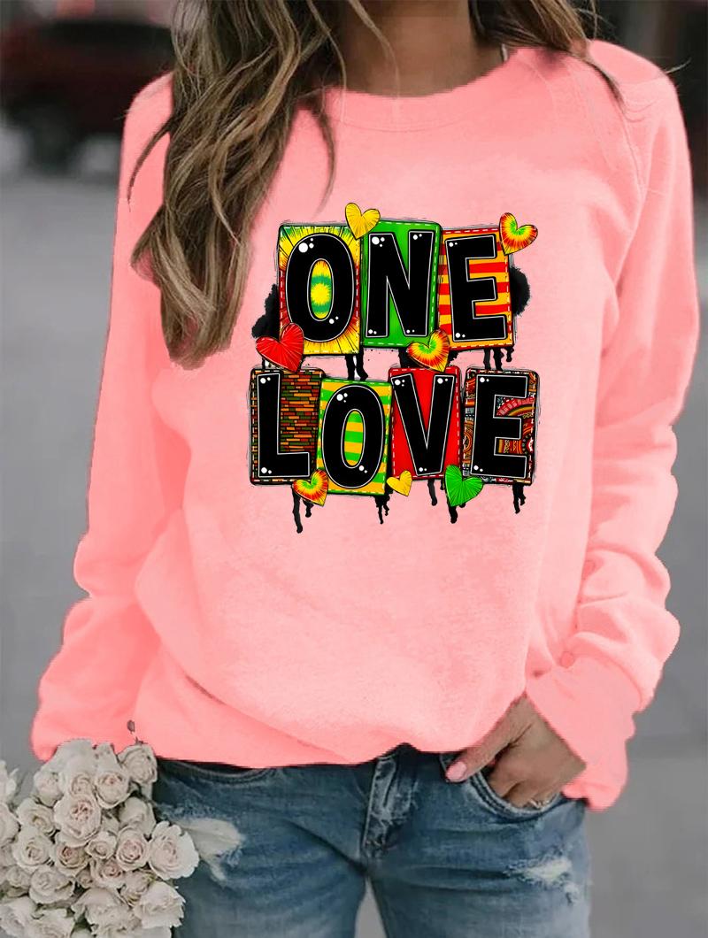 

Зимняя модная женская толстовка с круглым вырезом и длинными рукавами, сочетающая популярные узоры S