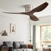 45/52" 35W Nordic Ceiling Fan 6 Wind Speeds Adjustable Home Restaurant Ceiling Fan DC Motor Low Noise Electric Fan