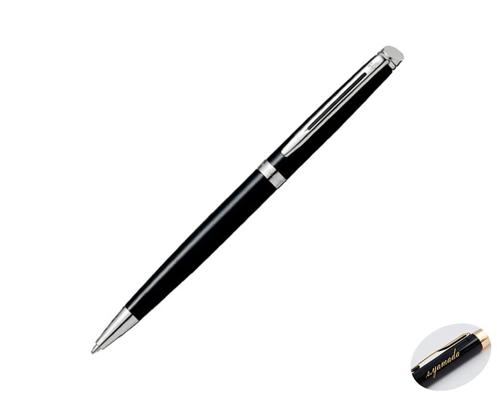 

имя подарок шариковая ручка Waterman Metropolitan ES Black CT [Бесплатная гравировка] [Бесплатная упаковка]