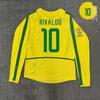 Retro Long Sleeve Soccer Jersey Vintage Football Shirt Men Women Adult Fan Wear Classic Player Style