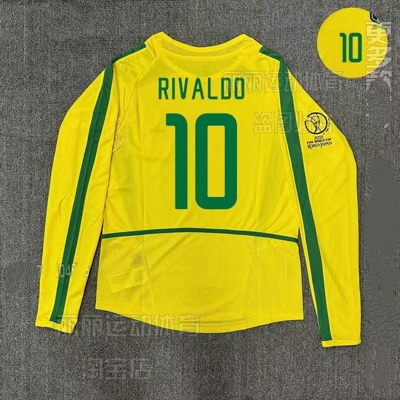 Retro Long Sleeve Soccer Jersey Vintage Football Shirt Men Women Adult Fan Wear Classic Player Style
