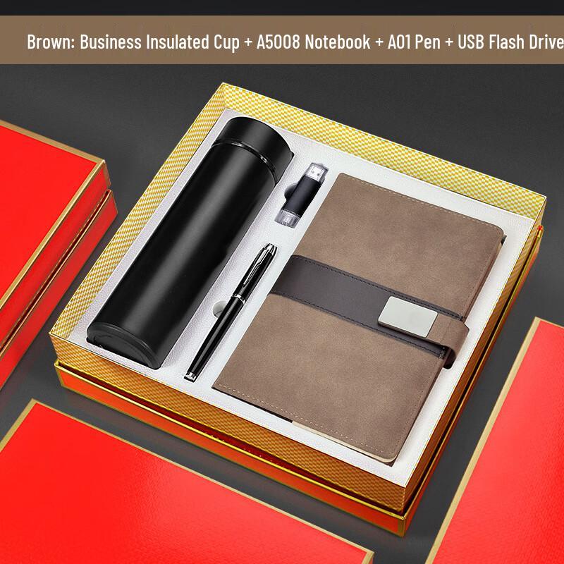 Digital Display Thermal Bottle Gift Set