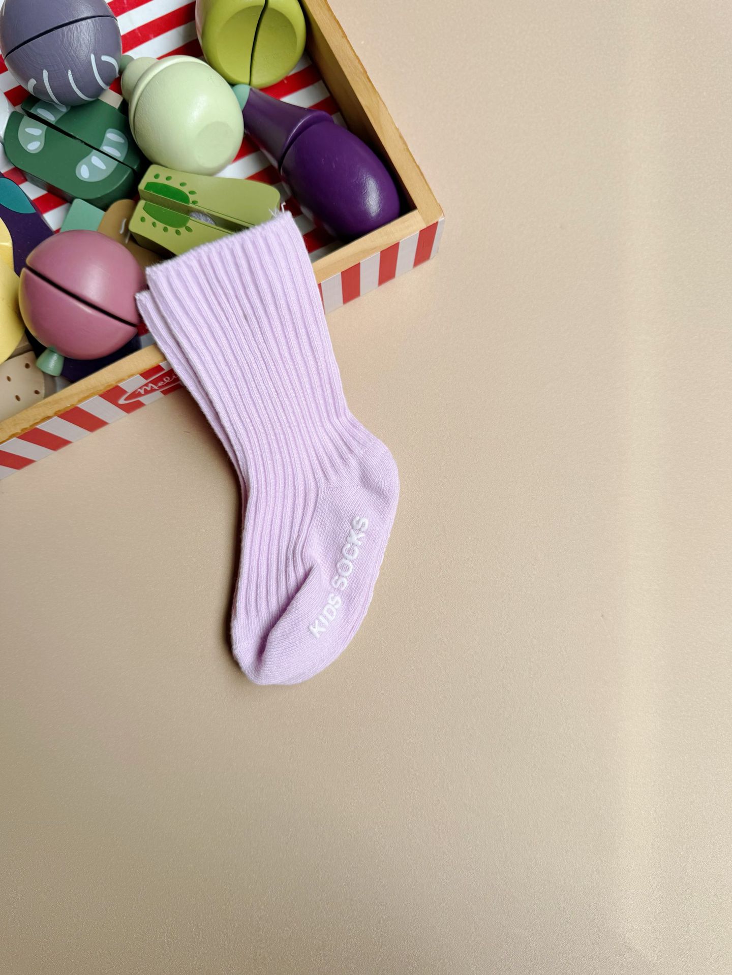 

Summer Thin Anti Slip Adhesive Baby Socks, Newborn Baby High Tube Boneless Elastic Mouth Floor Double Needle Socks 1-3Y