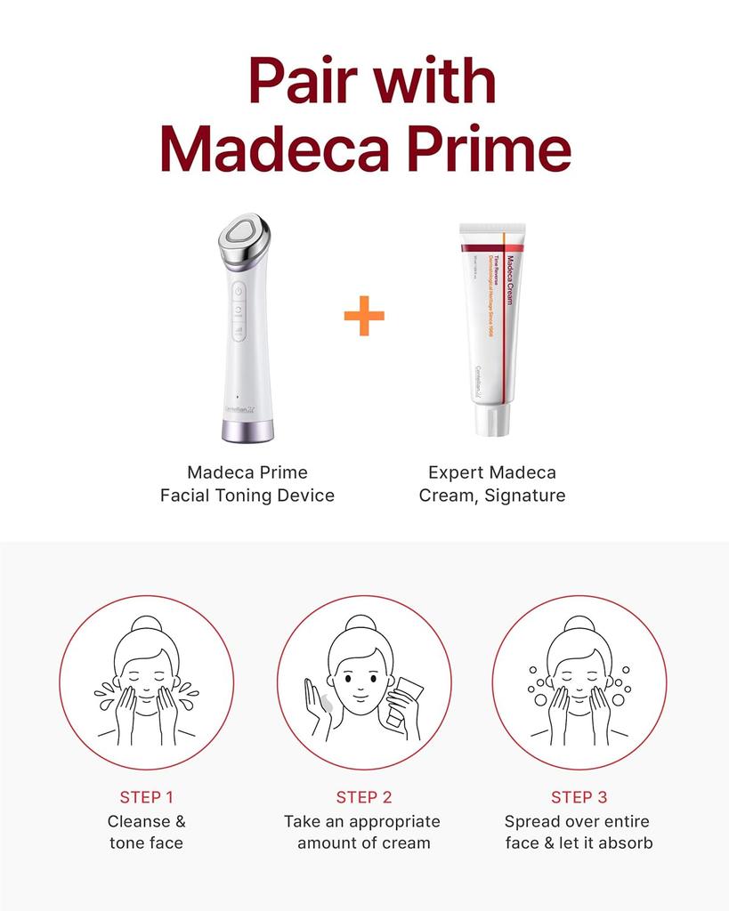 CENTELLIAN24 Krem Madeca Time Reverse (50 ml) – Rozjaśniający krem do twarzy Anti-Ageing z TECA i peptydami, koreański