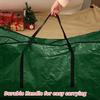 Christmas Tree Storage Bag Generous Capacity Waterproof Dustproof Reinforced Tear-Resistant PE Woven Tree Storage Organizer