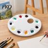 Multipurpose Color Tray Paint Palette, Ten-hole Mixing Tray, Durable Thickened Palette Plastic Art Supplies, for Watercolor Acrylic And Gouache Artist