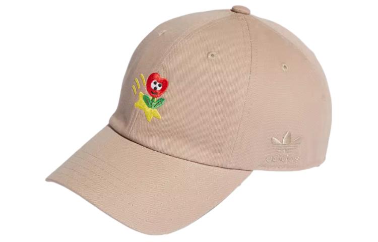 Adidas Originals Cotton Baseball Caps Unisex Brown HY2730 OSFM