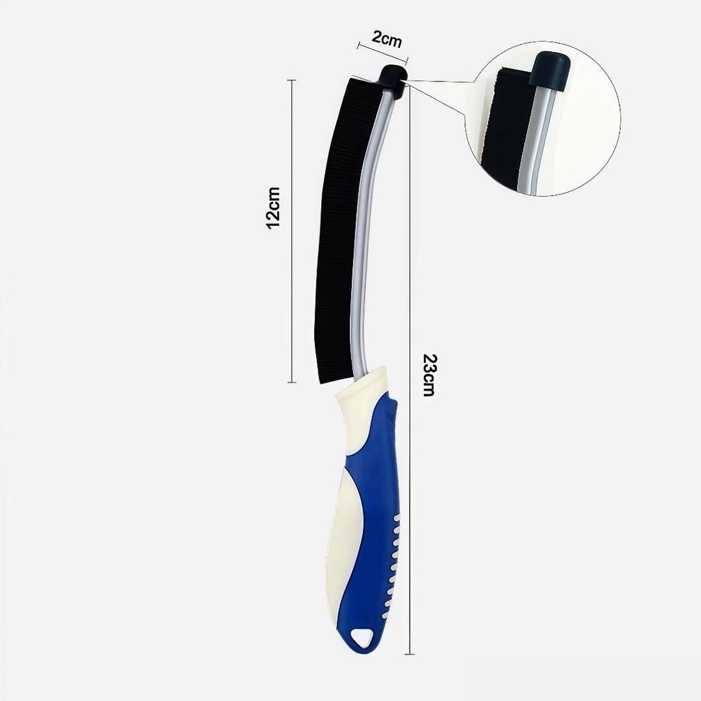 Multi-Purpose Crevice Brush for Kitchen and Bathroom Sinks and Faucets