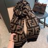 Korean Style Double Letter Thickened Winter Scarf
