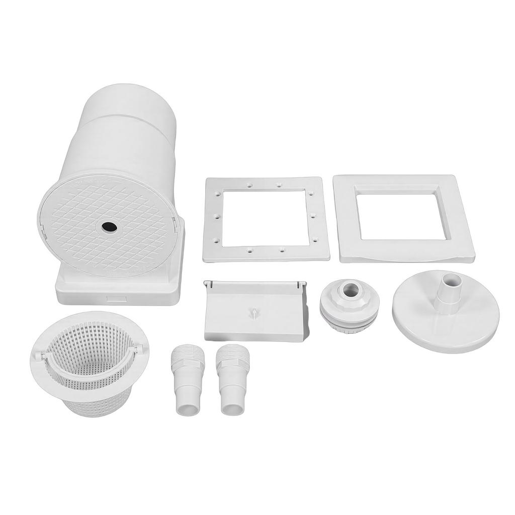 Pool Skimmer, High Efficiency ABS Replacement Skimmer with sy Assembly and Lasting Performance for Ground Pools and Liner Pools