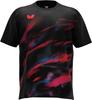 Table Tennis Stretchable Adros Size 47420 [Butterfly] [Butterfly] Top, Moisture-wicking, Quick-drying, T-Shirt, Black, M,