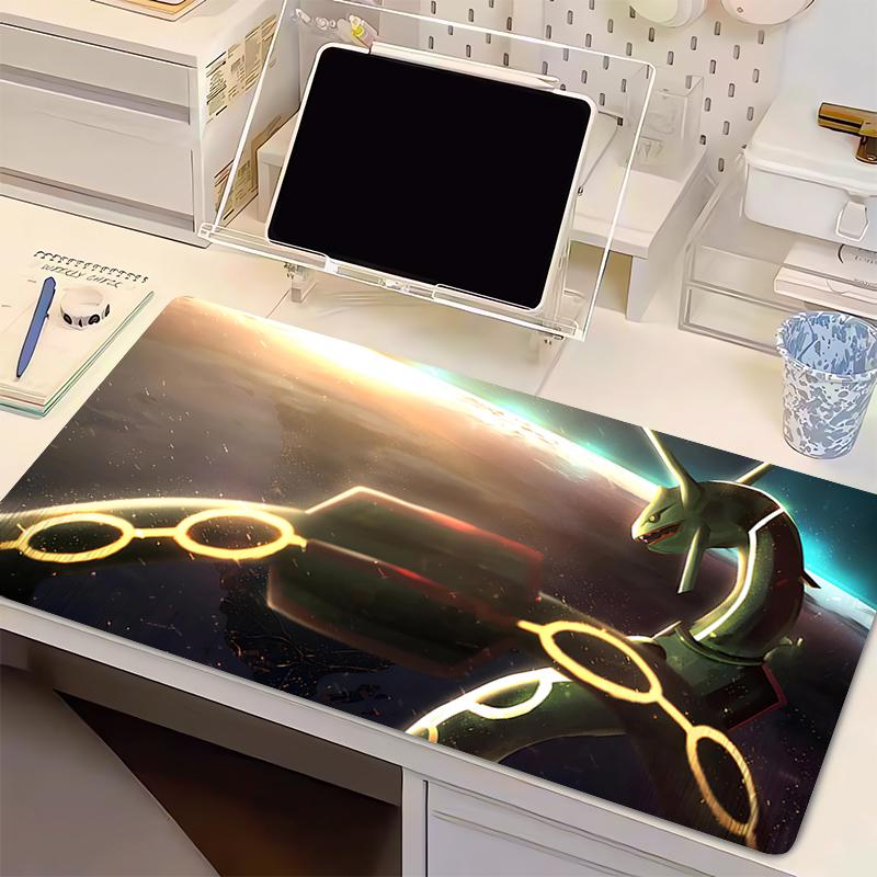 Anime Mouse Pad P- Rayquaza Gamer Computer Desk Mat Modern Table Keyboard Laptop Carpet XXL Gaming Mousepad For Best Gift