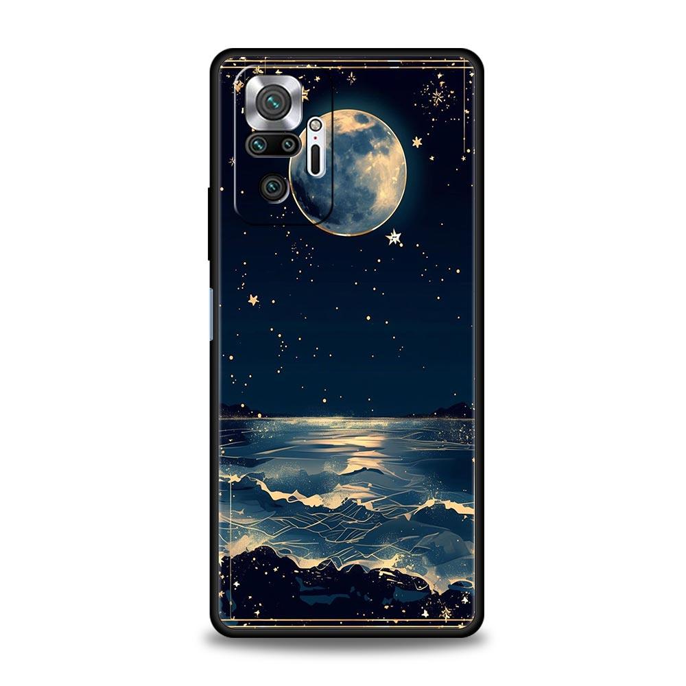 Fashion Starry Sky Stars Phone Case Cover for Redmi 14C 10C Note 15 14 13 12 10 11 K40 Pro Plus 5G Shockproof Soft TPU Shell