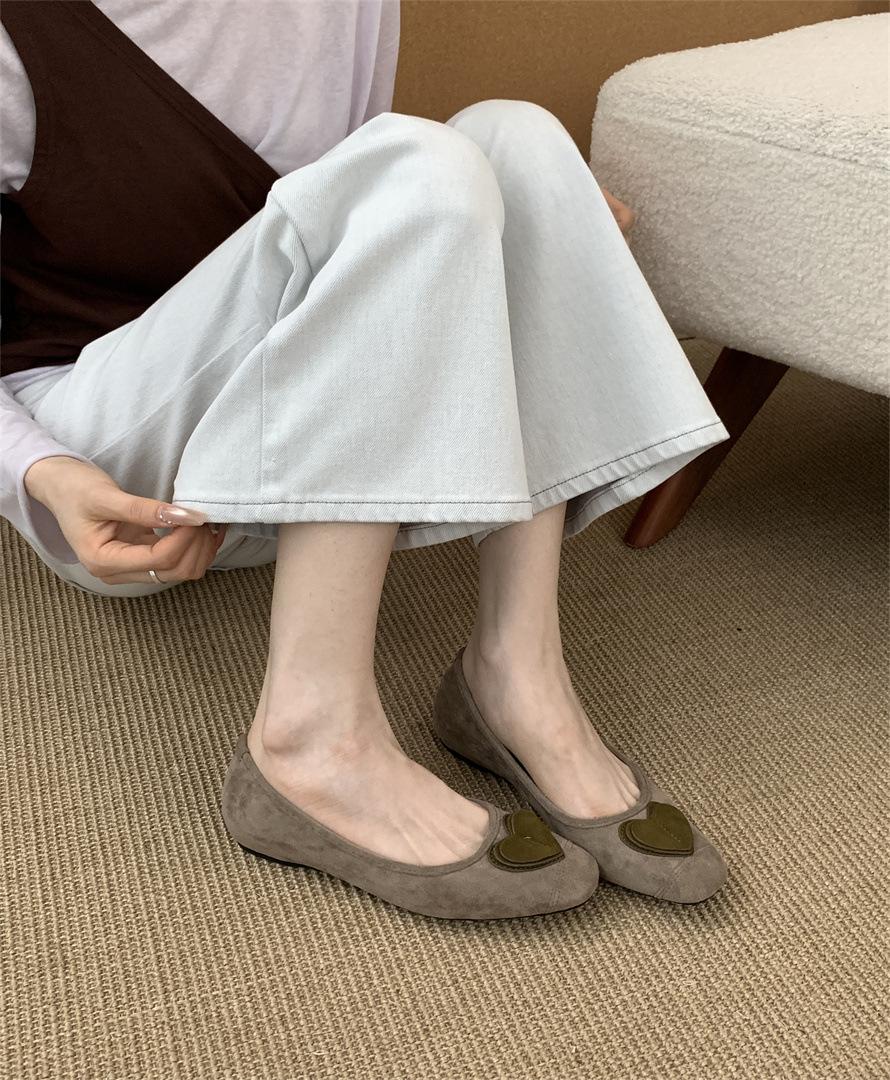 

Giant Soft Original Factory No Standard Flat Bottom 2025 New Sheepskin Simple Love Casual Comfort Single Shoes Commuting Versatile Women 39 серый