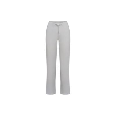 Pantaloni de trening tricotati pentru femei, cu șnur, picior drept, din bumbac moale, elastic, uni AP-PNT-1384-LHG