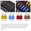 Blocco fusibili per barca marina a 12 Volt, Impermeabile a 12 vie con barra collettrice negativa di terra a 12 vie [100 Amp Max] [Fusibili ATC/ATO] [Indicatore LED] per Auto RV Camion Ecc.