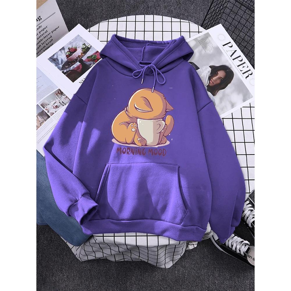 Fashion Versatile Women's Printed Hoodie Casual Sweatshirt Daily Comfort Hoodies Sweatshirts Women’s