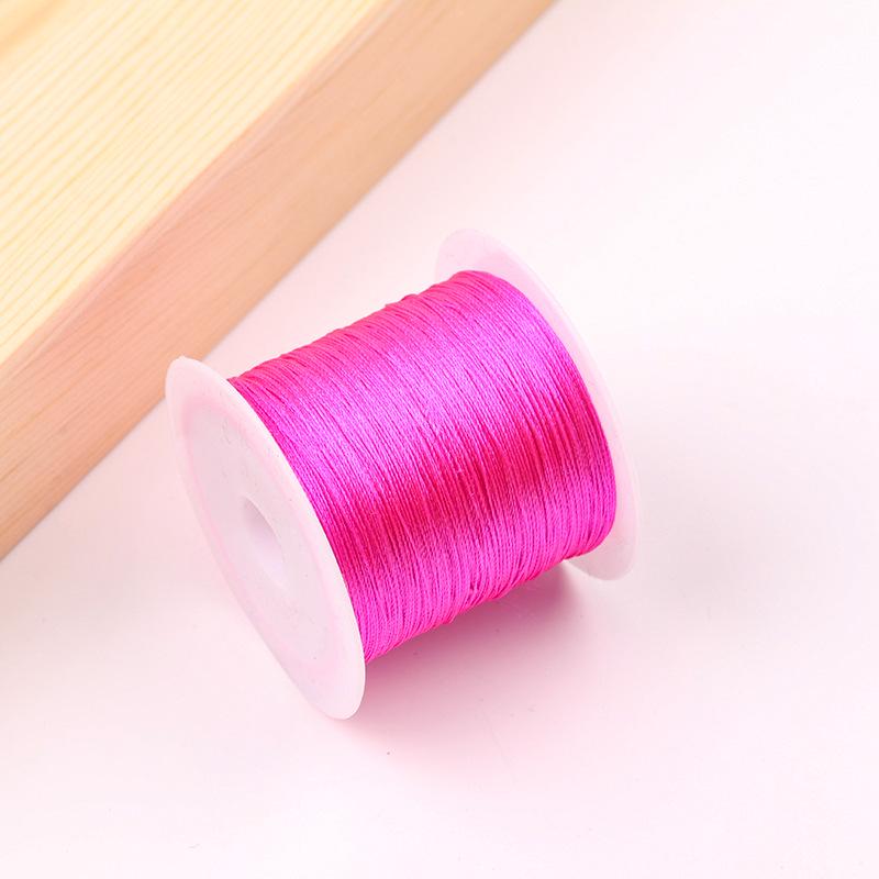 Boting Feines Nylon Eisseide Quastenfaden für Handgemachte Stickerei