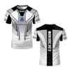 Boxing Fighting Competition 3D Printed T-shirt Men's Running Sports Short Sleeve Top Summer Outdoor Fitness Round Neck Clothing