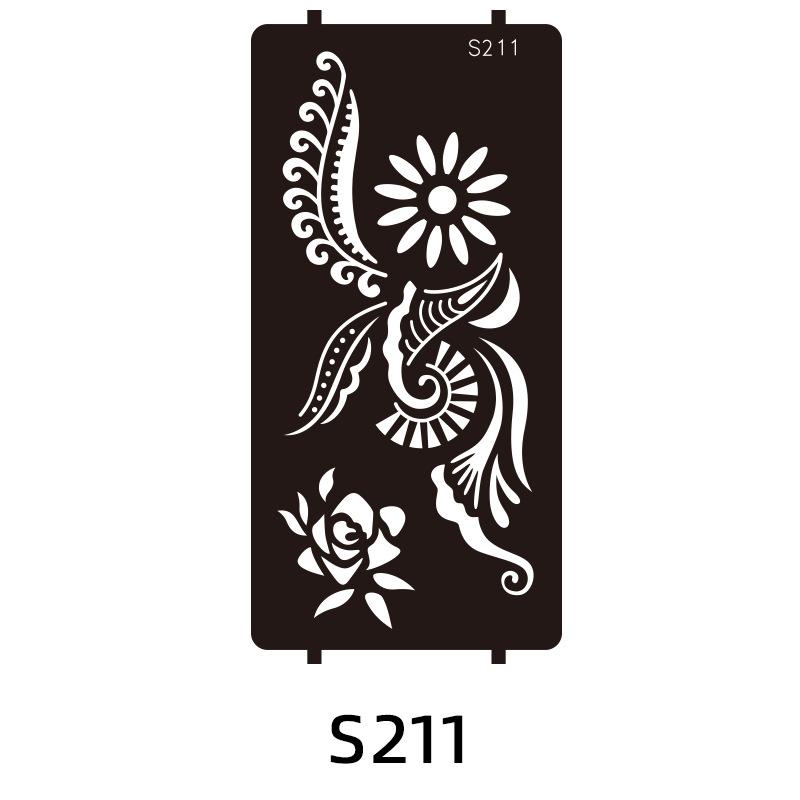 Indian Hannah Tattoo Template Tattoo Hand Drawn Template Juice Tattoo Sticker Painted Hennatattoo