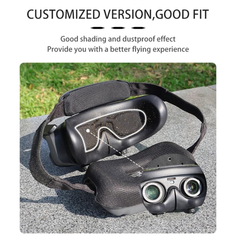 Lens Protective Cover Forehead Pillow Backhead Cushion Sponge Foam Padding for AVATA 2 Goggles Soft Eye Pad Breathable