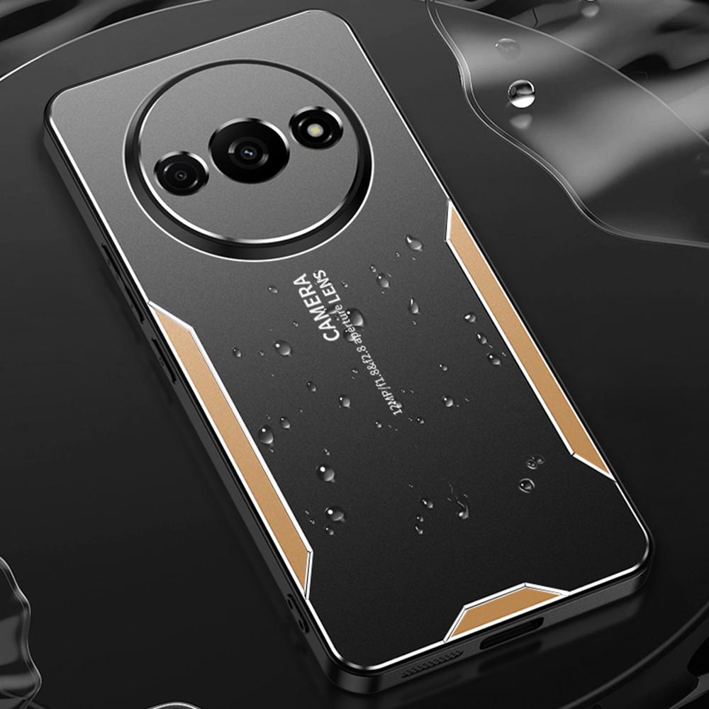 For Xiaomi Redmi A3 4G/Poco C61 4G Case Aluminum Alloy+TPU+PC Combination Protective Phone Cover