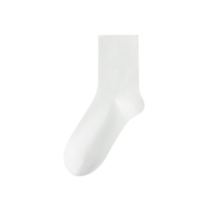 Men's Loose Mid-calf Socks for Autumn and Winter, Pure Cotton Sweat-absorbing and Deodorizing Sports Socks, Antibacterial and Long-lasting