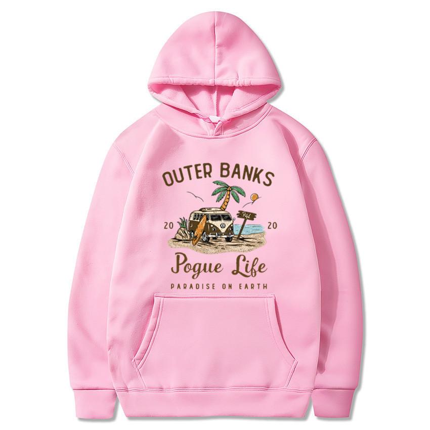 Outer Banks Pogue Life Graphic Hoody - Winter-Spring Hooded Casual Hooded Jacket for Men and Women